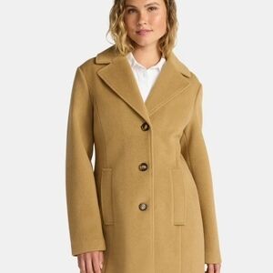 Time and Tru Women's Camel Trench Coat